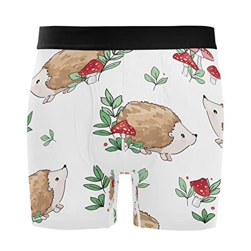 Calzoncillos bóxer Vnurnrn con erizos y margaritas pack de 2 calzoncillos elásticos para hombre
