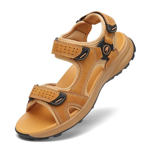 FLARUT Men's Sport Sandals Outdoor Hiking Sandal Open Toe Walking Sandals for Summer Beach Water Shoes