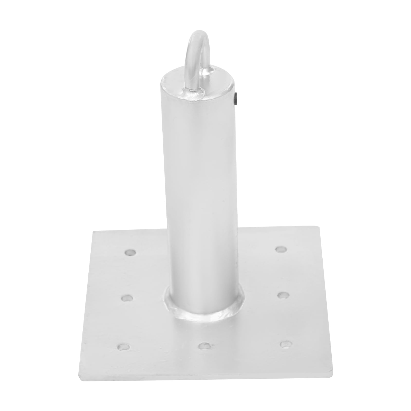 Anclaje de techo, hormigón, ancla, suelo, gran 2268 kg/5000 libras, 12 x 10 pulgadas, 8 agujeros, resistencia a la rotura con superficie galvanizada, resistente a la corrosión, estable