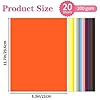 Colored Cardstock 20 Sheets, 20 Assorted Colors A4 Size Cardstock Paper 8.5" x 11, 200GSM 75 lb Cardstock Colored Paper for Card Making, Craft, Scrapbooking, Party Decors, Kids School Supplies #2