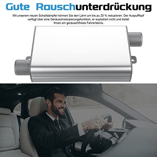 QKFON 24 mm uitlaatslang geluiddemper, staande verwarming, uitlaatgasslang staande verwarming, geluiddemper, uitlaat… - Afbeelding 7