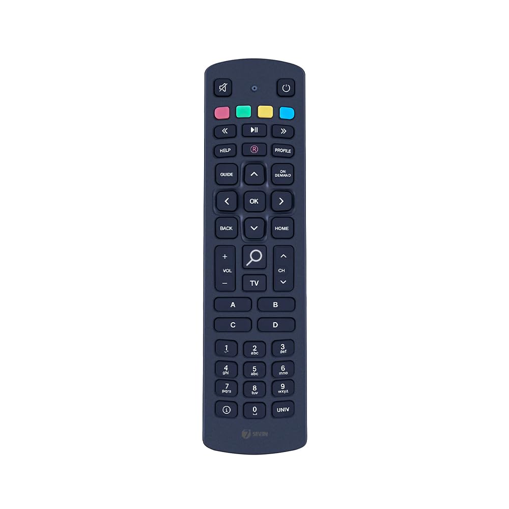 7SEVEN® Compatible with Jio Remote for Fiber Set Top Box Without Voice Command - Match Key by Key Exactly with Existing Jio Setup Box Remote Controller (JIO Remote_1)