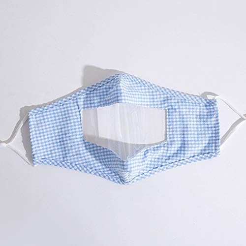 8PCS Face Masks with Clear Window Visible Expression for Adults,Deaf and Hard Of Hearing