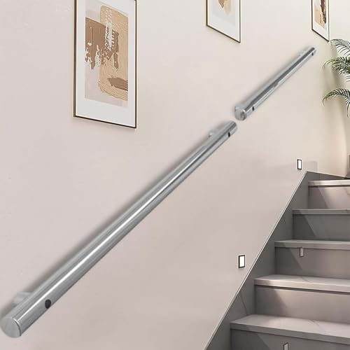 Barre d'appui pour escalier antidérapante poignée sécurité 80cm