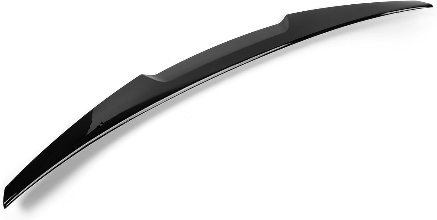 Rear Spoiler Fit for 2017-2023 BMW 5 Series G30 / F90 M5 Sedan, Glossy Black M4 Style ABS OEM Style Tail Trunk Lip Wing Sporty Appearance Without Drilling