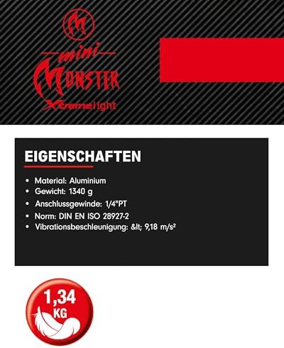 Bild 2 - KS Tools Hochleistungs Schlagschrauber Druckluft miniMONSTER 1/2" 515.1270 I 3-fache Drehmomentvorwahl 965, 640, 270 Nm mit max. Löse-Drehmoment 1390 Nm I Zum Anziehen & Lösen von Schrauben