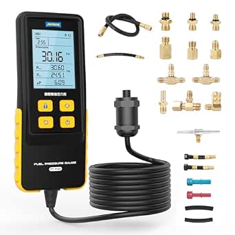 AUTOOL Fuel Pressure Gauge Digital Fuel Pressure Tester Kit 0-426PSI Petrol