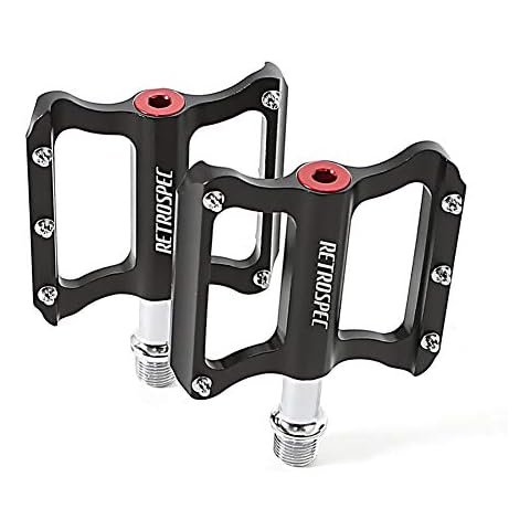 Bike Pedal Pedals For Mountain Bike Mountain Bike Pedals Nylon Composite Bearing 9/16" MTB Bicycle Pedals With Wide Flat Platform Cover