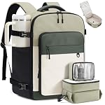 lovevook travel backpack for women & men, 40l large airline approved carry on backpack for travel, tsa personal item travel bag with 3 packing cubes, waterproof travel essentials bag fits 17" laptop
