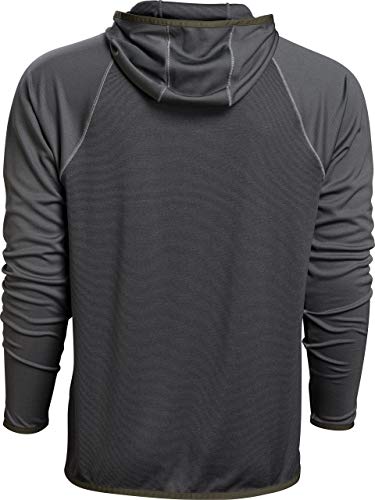 Vortex Men's Weekend Rucker Hooded Long Sleeve Shirts - Moisture Wicking, UPF Sun Protection, Stain Release Technology2