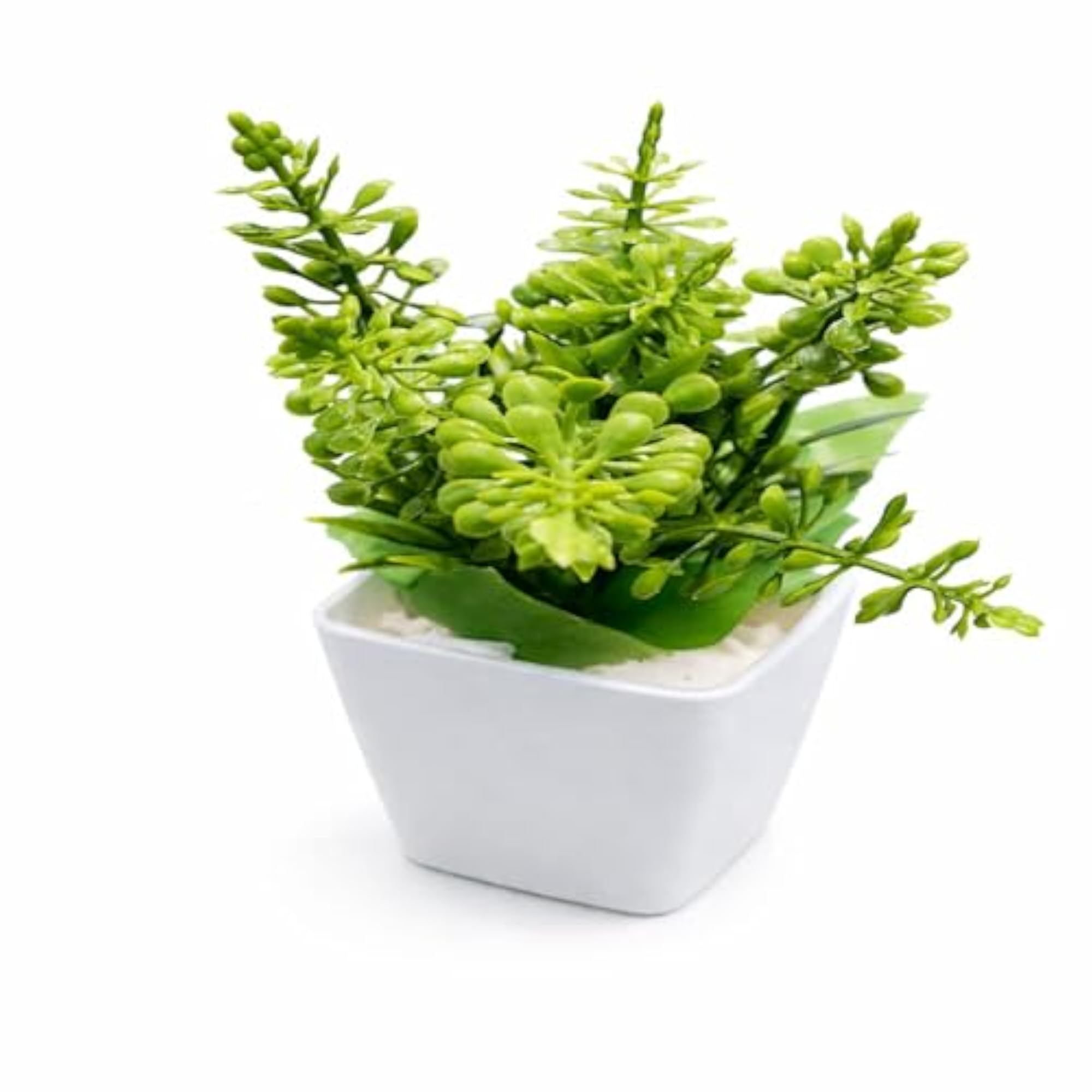 Artificial Mini Potted Plants, Decorative Tabletop Greenery