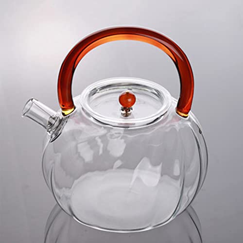 LHLJ Hitzebeständige Teekanne aus Borosilikatglas Cover