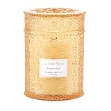 LA JOLIE MUSE Pumpkin Chai Scented Candles for...