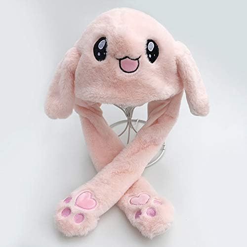 dressfan Womens Girls Funny Plush Animal Ear Hat Birthday Gift with Moving Ears Pressing the Animal Cap will Make the Ears Move Girls Boys Women Cosplay - Image 5