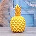 Dekoracje Ceramiczne Artykuły meblowe Jezioro Niebieski Żółty Ananas Ceramiczny Ananas Dekoracje Przechowywanie Słoiki Amp Home Amp Living Ozdoby Ananasowe, żółte