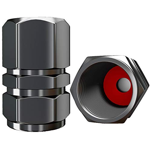 image for SAMIKIVA Tire Valve Caps (12 Pack) Heavy-Duty Stem Covers | Dust Proof