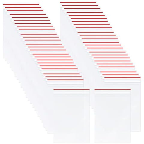 400 Stück Kleine Polybeutel Verschlussbeutel Qiederverschließbare Tüten Transparente Aufbewahrungsbeutel Plastiktüten Verschluss Ziplock Aufbewahrung Mit Druckverschluß (4cm*6cm) Cover
