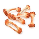 Hanycon 6pcs Artificial Chicken Leg Bone Fake Chicken Wing Bone Lifelike Fake Fried Food for Photography Prop Key Chain Desk Shops Party Display Decor