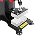 PERFERATE Heat Press Machine 900W Rosin Hot Press Machine for T Shirts Small Digital Upper and Lower Plate Hot Embossing Machines, 2.36×4.72 in Heating Plate for DIY T-Shirts, Coasters