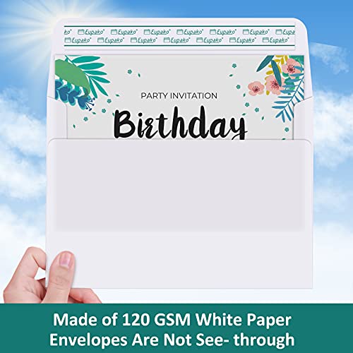 Eupako A4 White Photo Envelopes 4X6, 100 Pack Self Seal Envelopes For 4X6 Cards, Photos, Invitations, Wedding, Graduation, Baby Shower, 4.25 X 6.25 Inches #TOP3