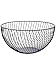 Frutero Cesta de Fruta de Metal Cuencos de Fruta de Alambre Negro Cestas de Fruta Tejidas con Hierro para cocinas Mesa de Comedor