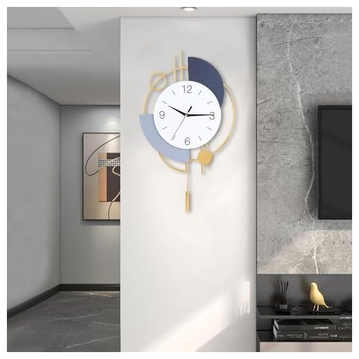 Wall Clock,Decorative Wall Clocks with Pendulum,Silent Quality Quartz Wall Clock Battery product