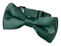 BomGuard Kinder Fliege Kleinkind einfarbig,dunkelgrün