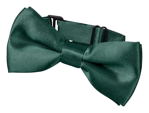 BomGuard Kinder Fliege Kleinkind einfarbig,dunkelgrün