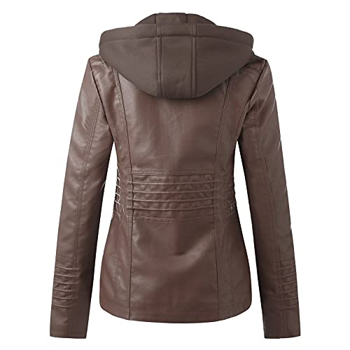 Manteau moto veste punk streetwear pour vos sorties urbaines décontractées en couleur unie
