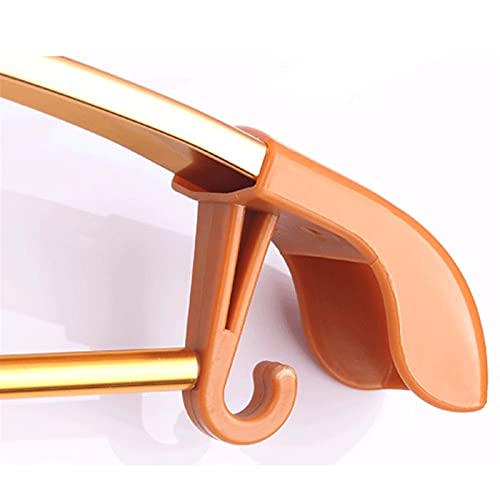 Perchas, Paquete de 10 Perchas de Aleación de Aluminio Resistentes con Gancho Giratorio para Ropa, Abrigos, Vestidos, Camisas, Chaquetas,Deslizantes Y Que No Dejan Marcas. Ideales para Colgar