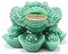 Fortune Coin Green Money Toad/Frog/Chan Chu - Feng Shui Chinese Charm of Prosperity Decoration