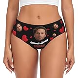 Mutande Personalizzate Donna Nome Personalizzato Mutande con Faccia Personalizzata Slip Divertenti Brasiliana Sexy Intimo Regali Compleanno Fidanzata Regalo San Valentino per lei