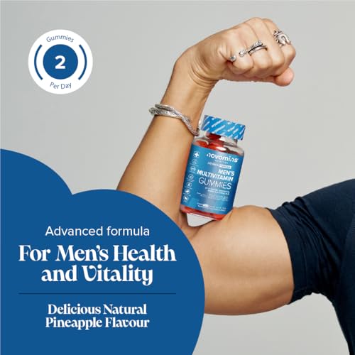 Mens Multivitamin Gummies - 24 Essential Multi Vitamins for Men - 1 Month Supply Mens Vitamins - Immune Support, Metabolism, Bone & Muscle Health - Multivitamin Gummies for Men – 60 Count - Novomins - Image 3