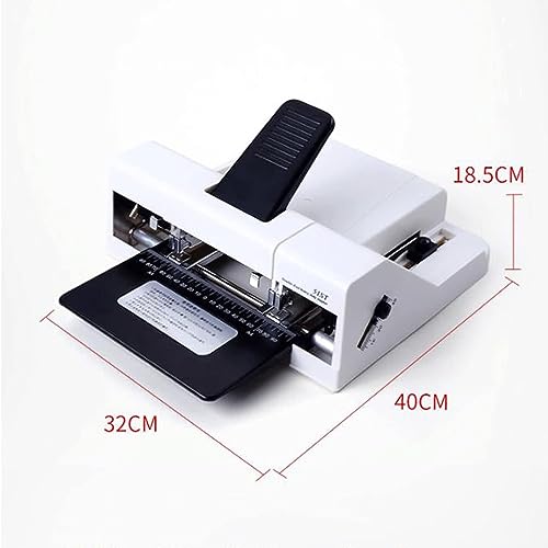 Robuster Heftgerät, Schreibtischhefter für A3, A4, A5, 50 Blatt Kapazität, Einfügetiefe 2–15 mm, kompatibel mit 24/6 24/8 Nadeln für Büro und Zuhause
