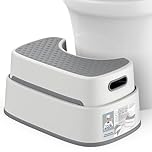 MR.SIGA Toilet Stool Squat Adult, Bathroom Stool Heavy Duty, Anti Slip Toilet Step for Bathroom, Toddler Step for Kids