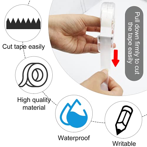 Image of OWLKELA - 16 Pack 3 /4 inch x 28 yds Invisible Tapes and Refillable Dispensers, Matte Finish Adhesive Tape, Tape Refill with Dispenser for Home, School