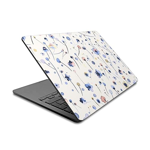 Autocollant peau MacBook Air 13.6 contre rayures motif floral
