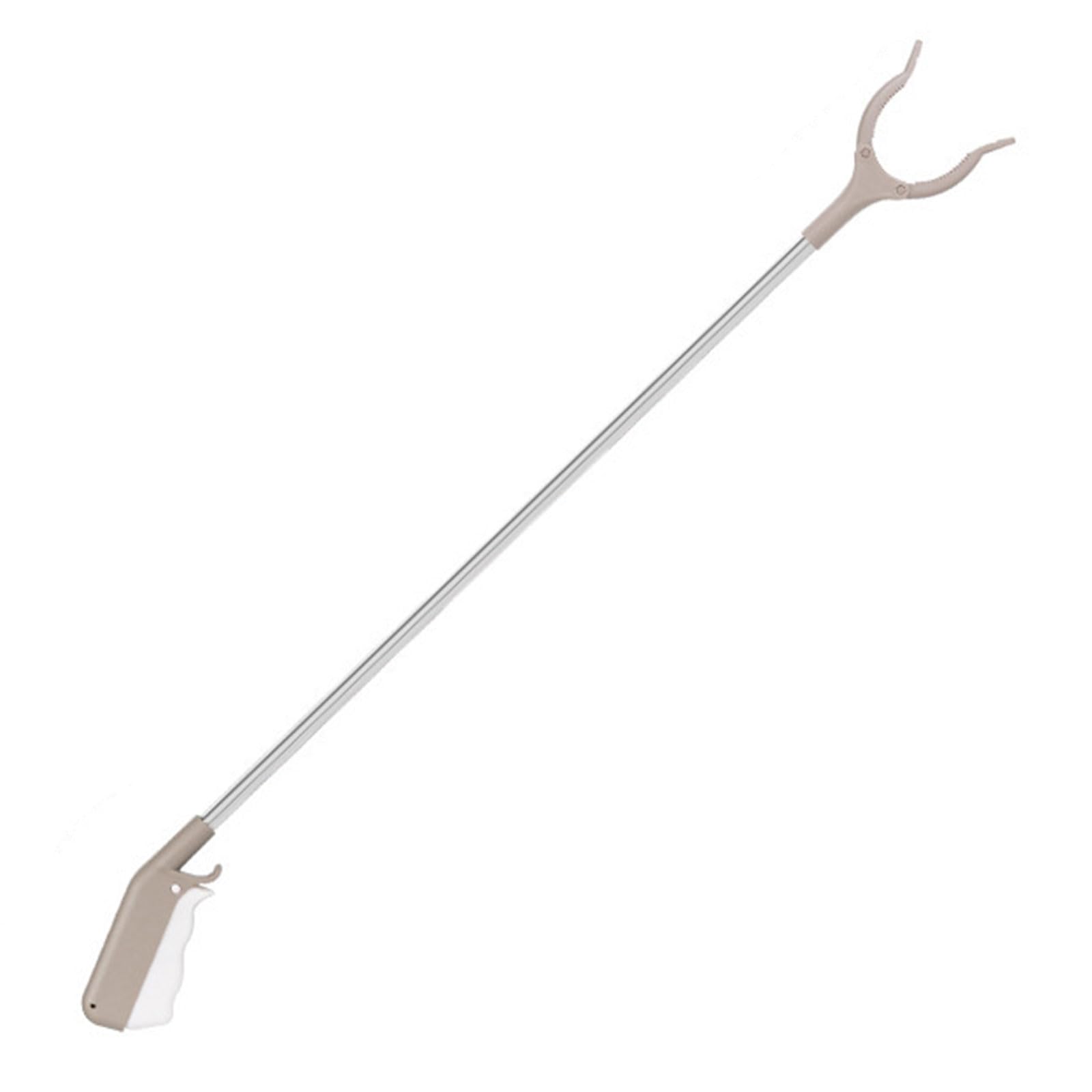 5 Stück Edelstahl Grabber Reacher -Werkzeug Müllclip Anti-Ruth-Kiefer ARM -Verlängerung Mülleimer für ältere Menschen,80cm