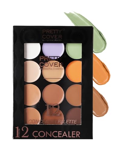 Image of Multi-Shade Concealer Palette - Blends to Cover Acne, Redness & Imperfections with a Natural Finish (Shade 1)