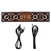 SANON Altoparlante Bluetooth Senza Fili Portatile con Display Digitale a Led Adatto per Altoparlante Bluetooth in Legno con Scheda di Memoria da 3 5 Mm di Ingresso Audio