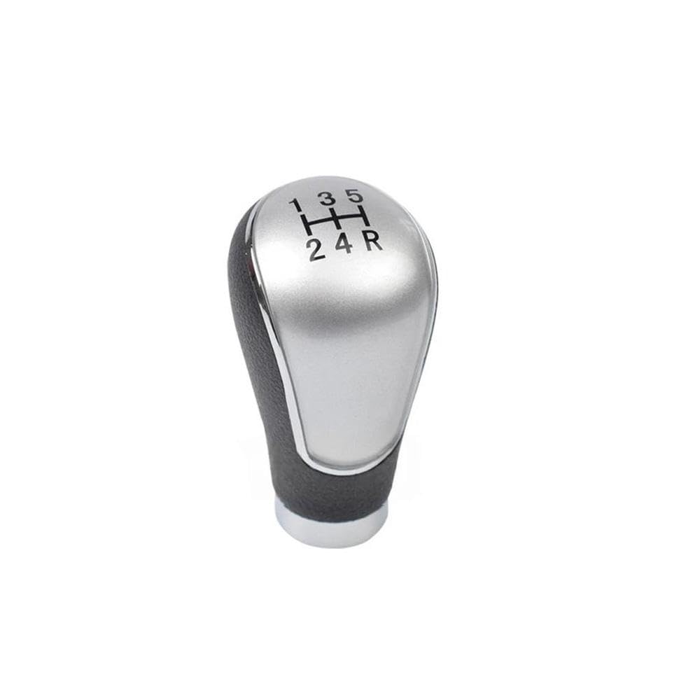 Sxqpocar Silver Gear Shift Knob Lever Boot Dust Cover For Hyundai Terracan 2001-2007 Shift Lever Head(Silver)