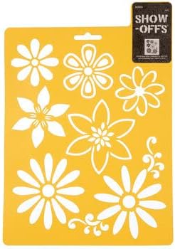 Miniatura 2 de Plantilla multimedia reutilizable de margaritas y flores, 7 x 9 pulgadas