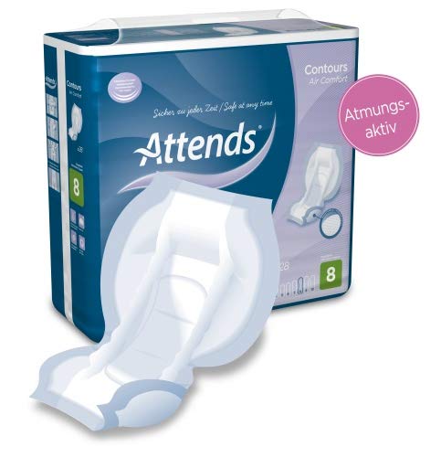 Attends Contours Air Comfort 8, Vorlagen bei starker Inkontinenz, 4x28 St