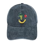 Photo Gallery broccoli banana face divertente berretto da baseball in cotone denim vintage regolabile visiera parasole papà cappello per donne uomini, stile blu navy, taglia unica Photo Gallery broccoli banana face divertente berretto da baseball in cotone denim vintage regolabile visiera parasole papà cappello per donne uomini, stile blu navy, taglia unica