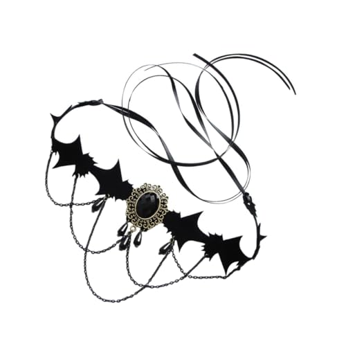 Ceinture velours réversible et collier ras de cou style gothique romantique