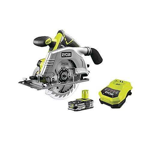 Scie circulaire RYOBI 18V One+ Batterie 4.0Ah Chargeur rapide RC18120 140 Sac de transport R18CS L40S - vue 3