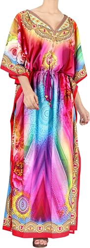 HAPPY BAY Women's Kaftan Boho Long Loose Dress3