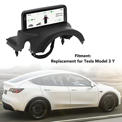 4,6 calowy wyświetlacz Head Up dla Modelu 3/Y, ultra mini ekran dla Modelu Y, wbudowany wyświetlacz HUD na desce rozdzielczej samochodu LCD Inteligentny instrument