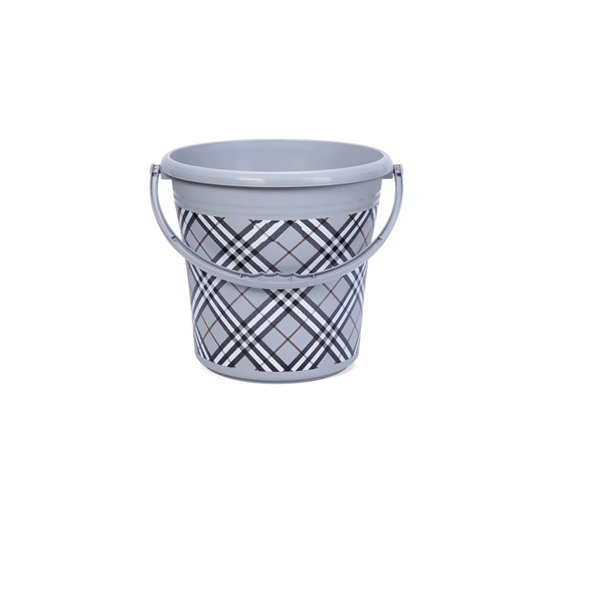 Dhwani Enterprise (Ratan) New Plastic Frosty Checks Print 5LBucket Grey (B0B4SN9BB8) Amazon Price History, Amazon Price Tracker