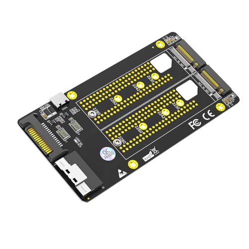 Adaptateur double M.2 NVME SSD PCIe 4x4x SFF-8654 pour doubler la vitesse de stockage interne